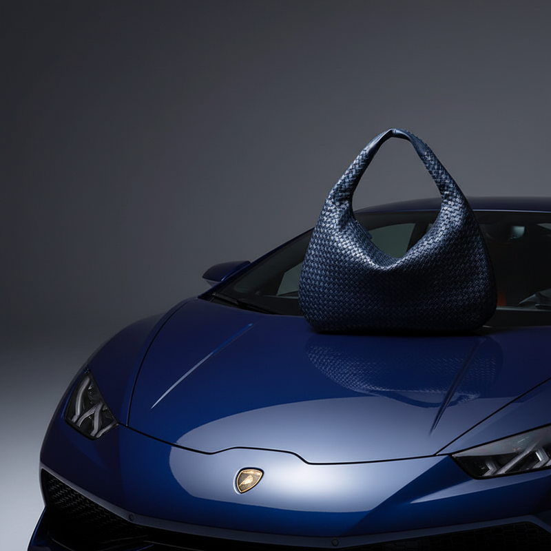 Maison Maryim Luxury Blue Designer Handbag