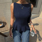 Maison Maryim Backless Bow-Tie Top — detail view — top