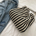Maison Maryim Striped Canvas Tote