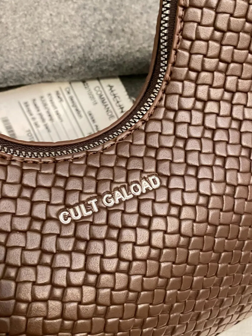 Maison Maryim Textured Vegan Leather Shoulder Bag