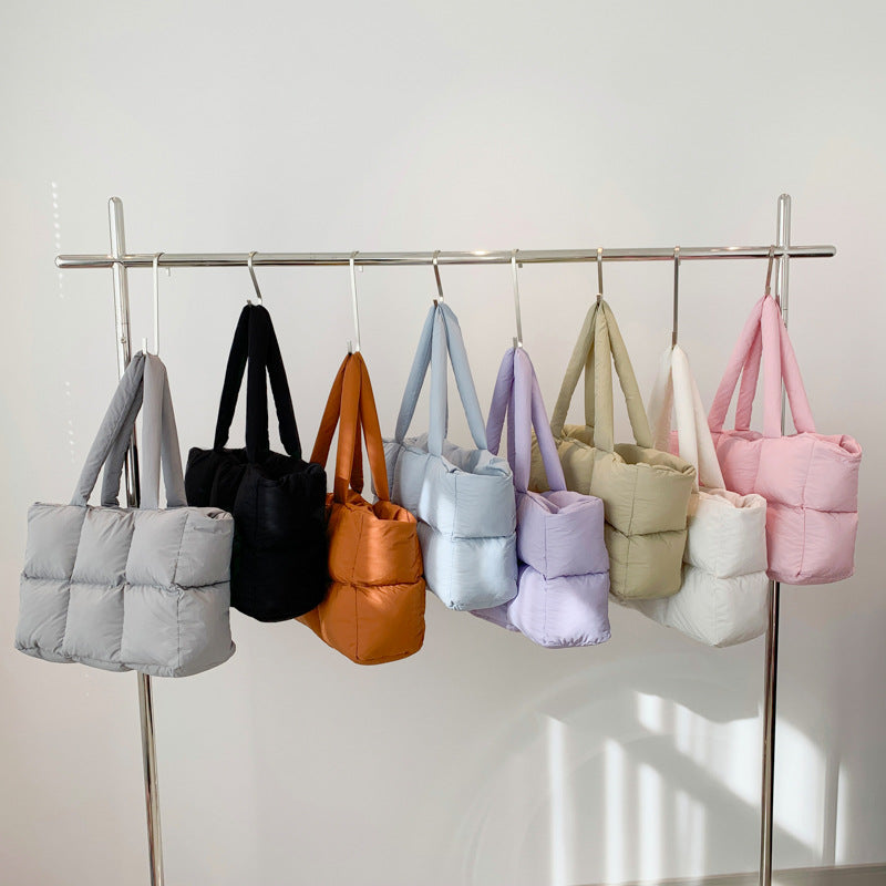Maison Maryim Quilted Puffer Shoulder Bag