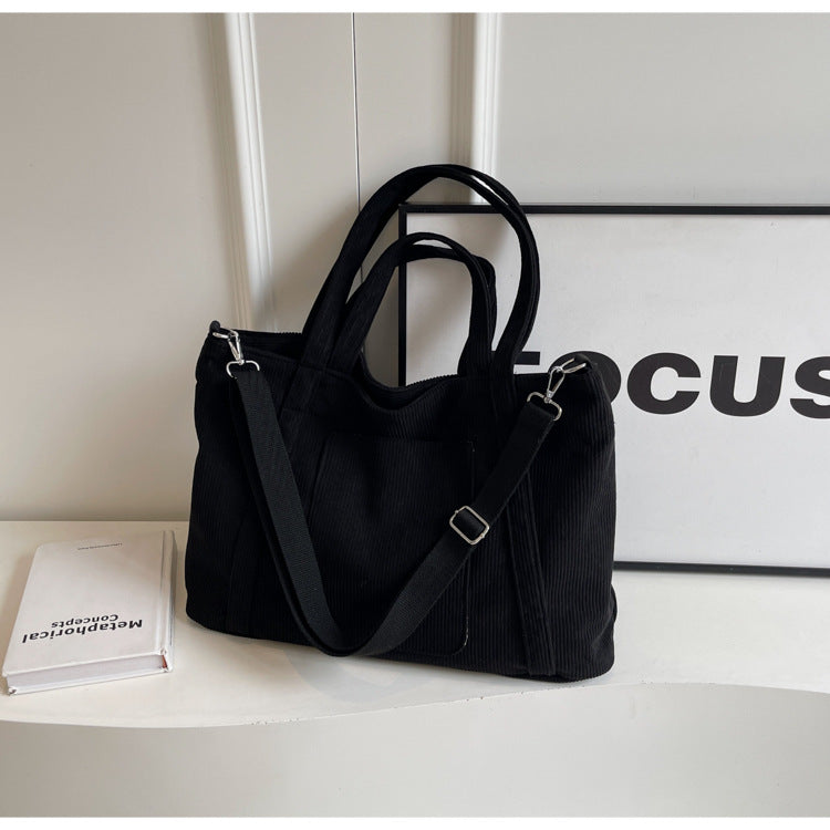 Maison Maryim Corduroy Crossbody Tote