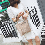 Maison Maryim Transparent Beach Tote — close-up detail — tote