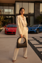 Maison Maryim Cutout Personality Ring Tote & Briefcase — angle view — handbag