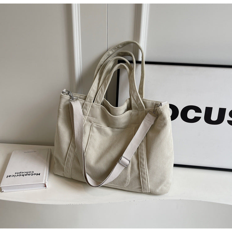 Maison Maryim Corduroy Crossbody Tote