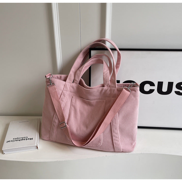 Maison Maryim Corduroy Crossbody Tote