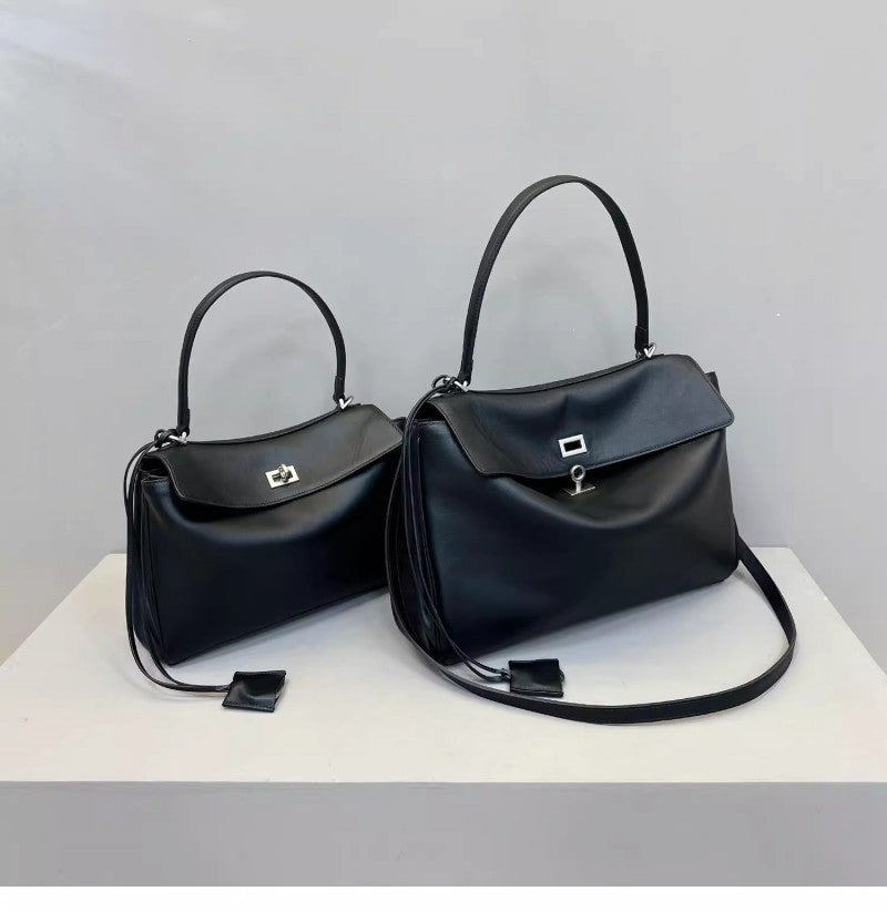 Maison Maryim Suede-Effect Kelly Tote