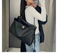Maison Maryim Suede-Effect Kelly Tote