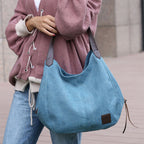 Maison Maryim Canvas Utility Tote — back view — tote
