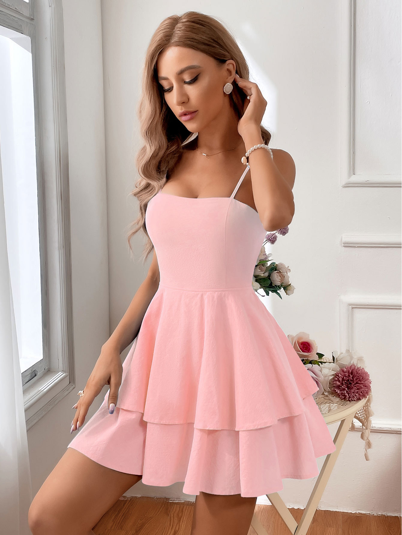 Maison Maryim Suspender A-Line Dress — interior view — dress