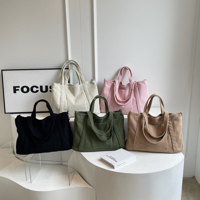 Maison Maryim Corduroy Crossbody Tote