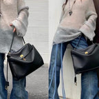 Maison Maryim Suede-Effect Kelly Tote