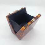 Maison Maryim Leopard Acrylic Evening Clutch