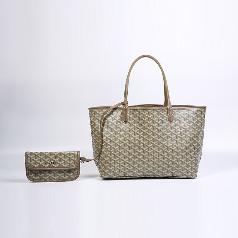 Maison Maryim Houndstooth Shopper Tote