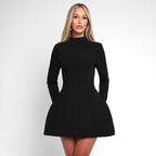 Maison Maryim Élise Cinched Waist Mini Dress — styled view — dress