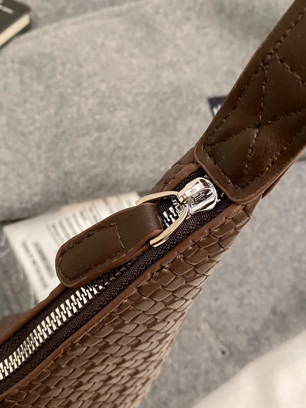 Maison Maryim Textured Vegan Leather Shoulder Bag