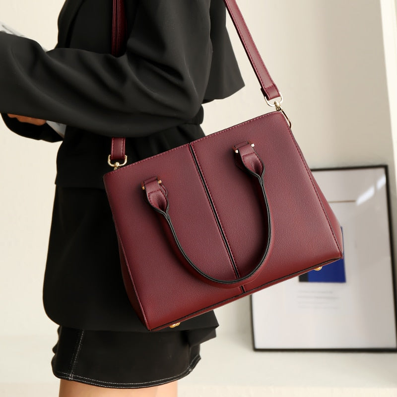 Maison Maryim Structured Vegan Leather Tote