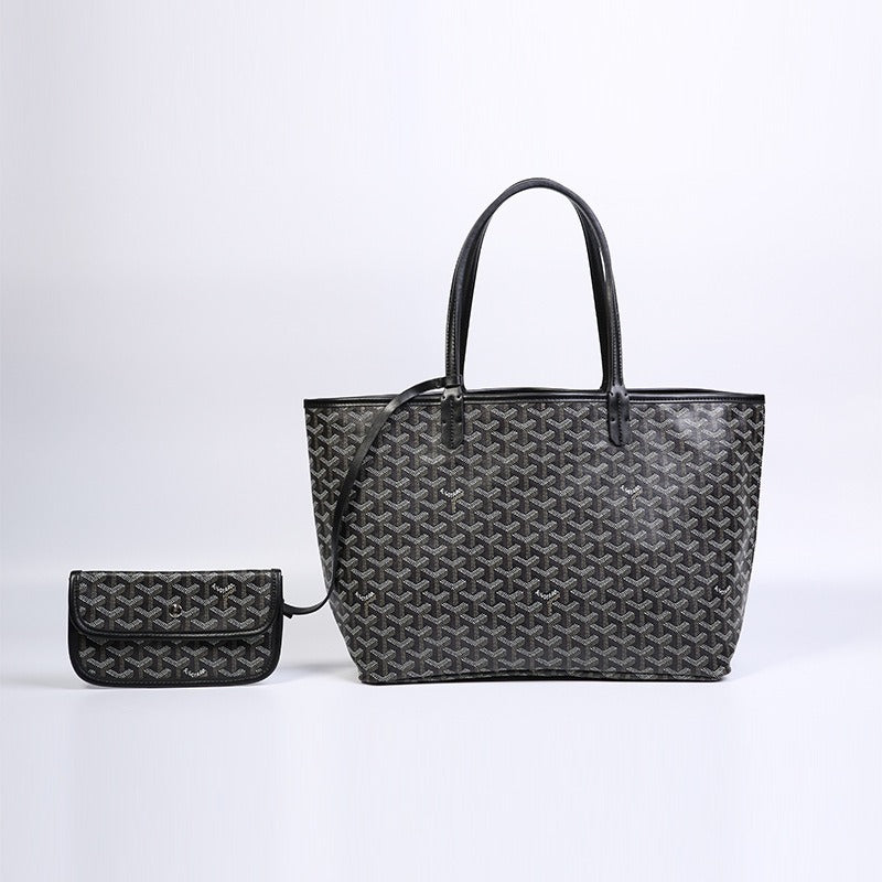 Maison Maryim Houndstooth Shopper Tote
