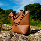Maison Maryim Geometric Fold Bucket Bag