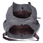 Maison Maryim Canvas Utility Tote — close-up detail — tote