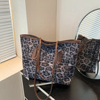 Maison Maryim Leopard-Print Shopping Tote