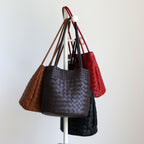 Maison Maryim Rounded Sheepskin Bucket Bag