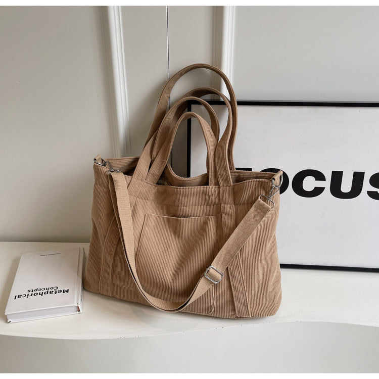 Maison Maryim Corduroy Crossbody Tote