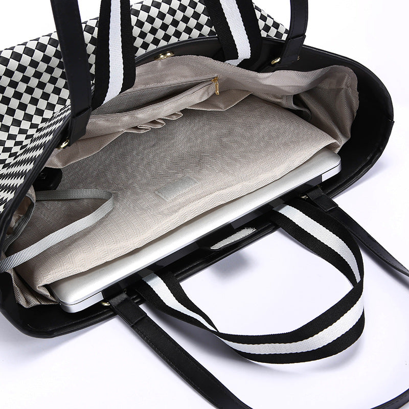 Maison Maryim Checkerboard Shoulder Bag