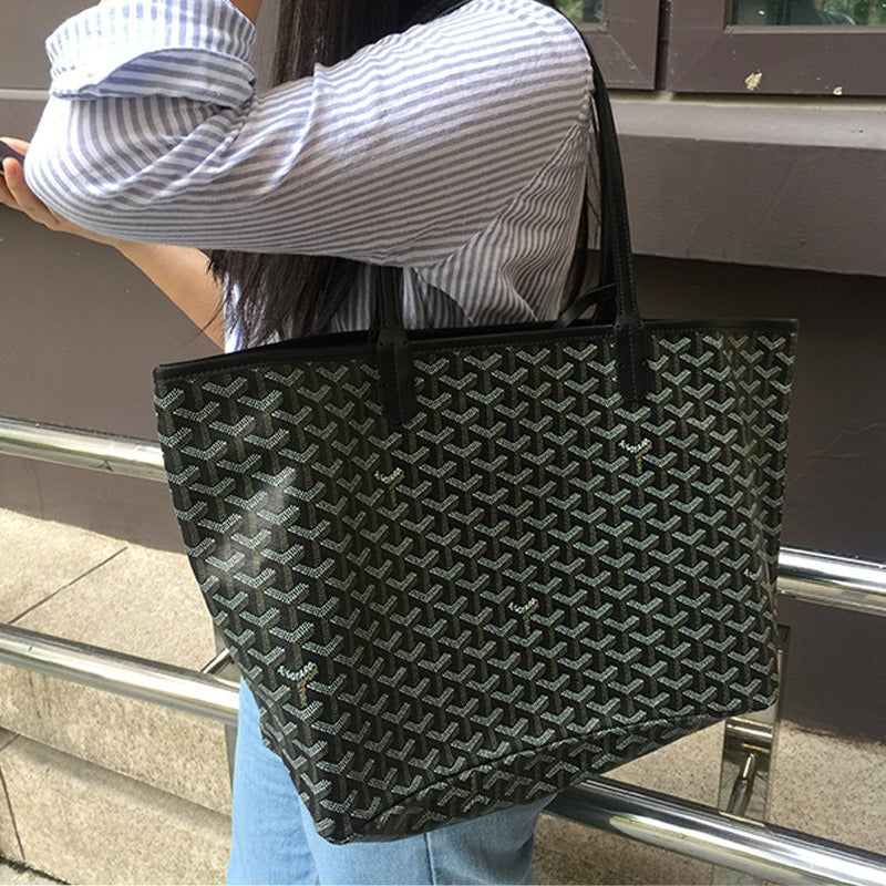 Maison Maryim Houndstooth Shopper Tote