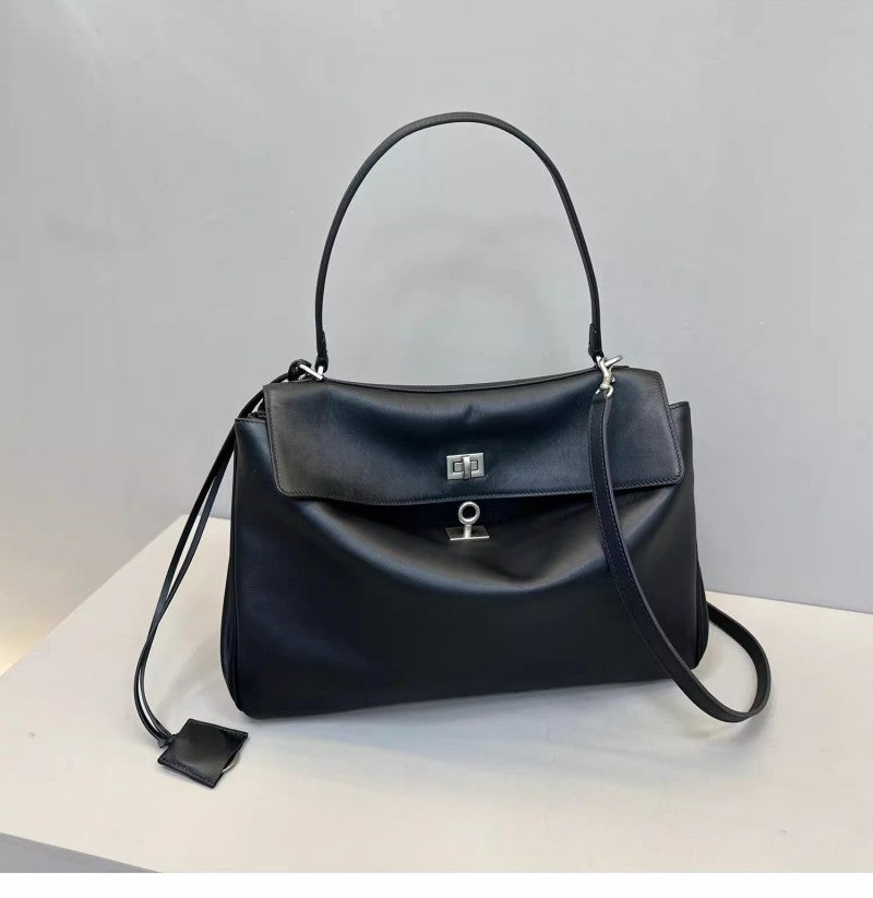 Maison Maryim Suede-Effect Kelly Tote