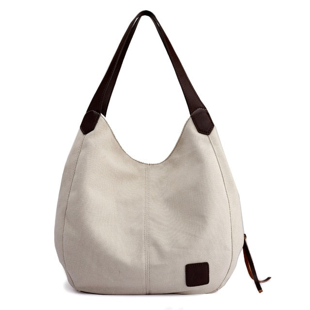 Maison Maryim Canvas Utility Tote — detail view — tote