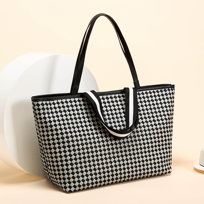 Maison Maryim Checkerboard Shoulder Bag