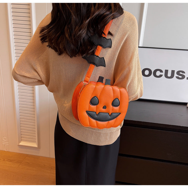 Maison Maryim Pumpkin Crossbody Bag — side view — handbag
