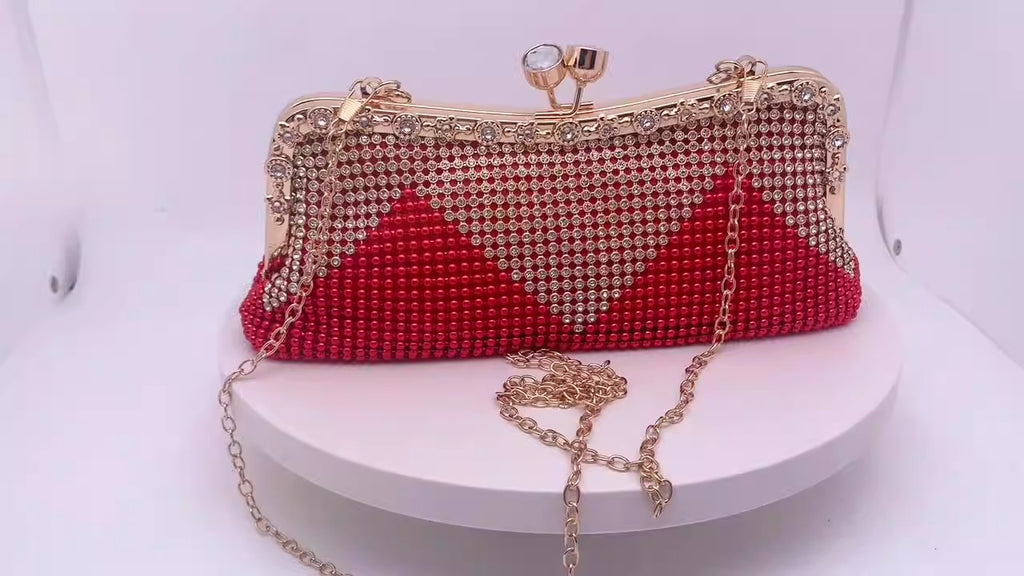 Maison Maryim Crystal-Embellished Evening Clutch