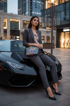 Maison Maryim Luminous Geometric Purse