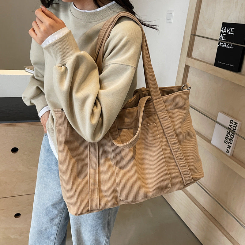Maison Maryim Corduroy Crossbody Tote