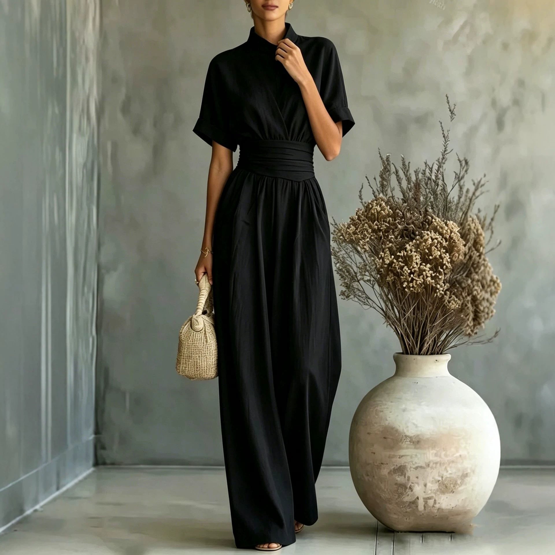 Maison Maryim Wide-Leg Jumpsuit — styled view — jumpsuit