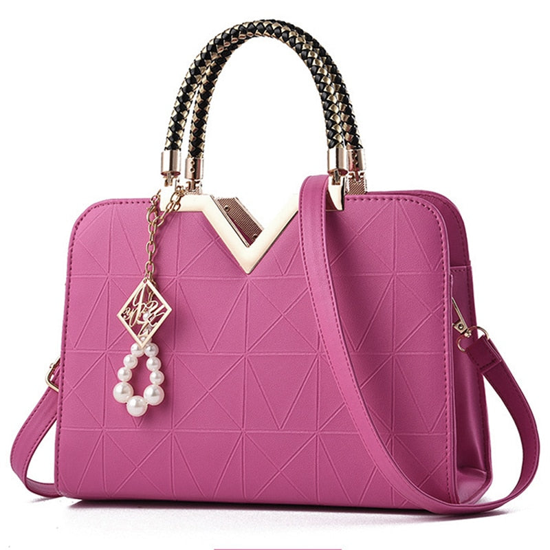 Maison Maryim Embroidered Top-Handle Tote — close-up detail — tote
