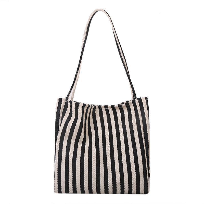 Maison Maryim Striped Canvas Tote