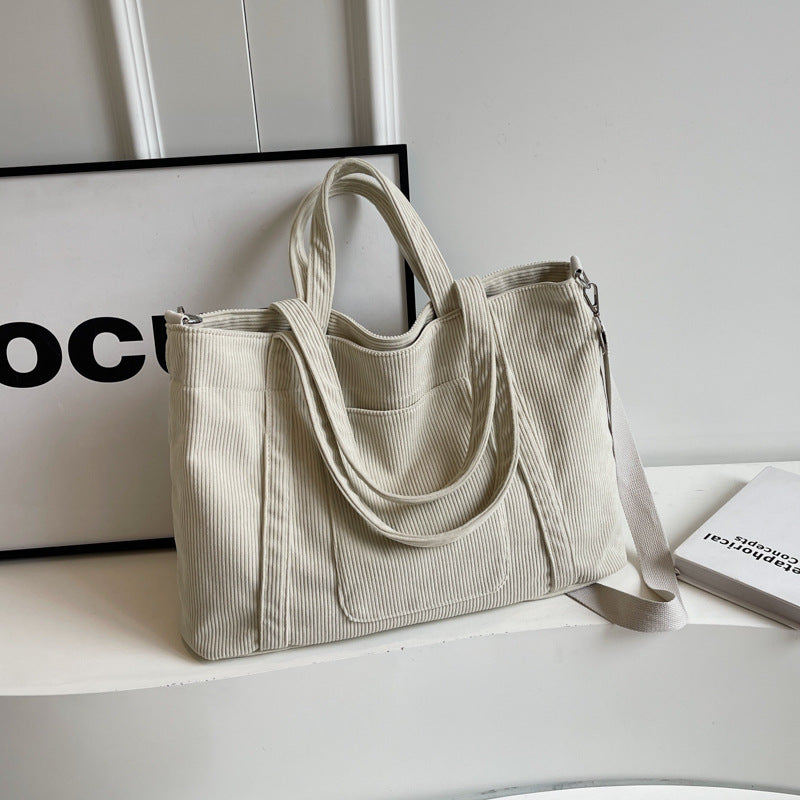 Maison Maryim Corduroy Crossbody Tote