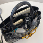 Maison Maryim Woven Knot-Buckle Shoulder Bag
