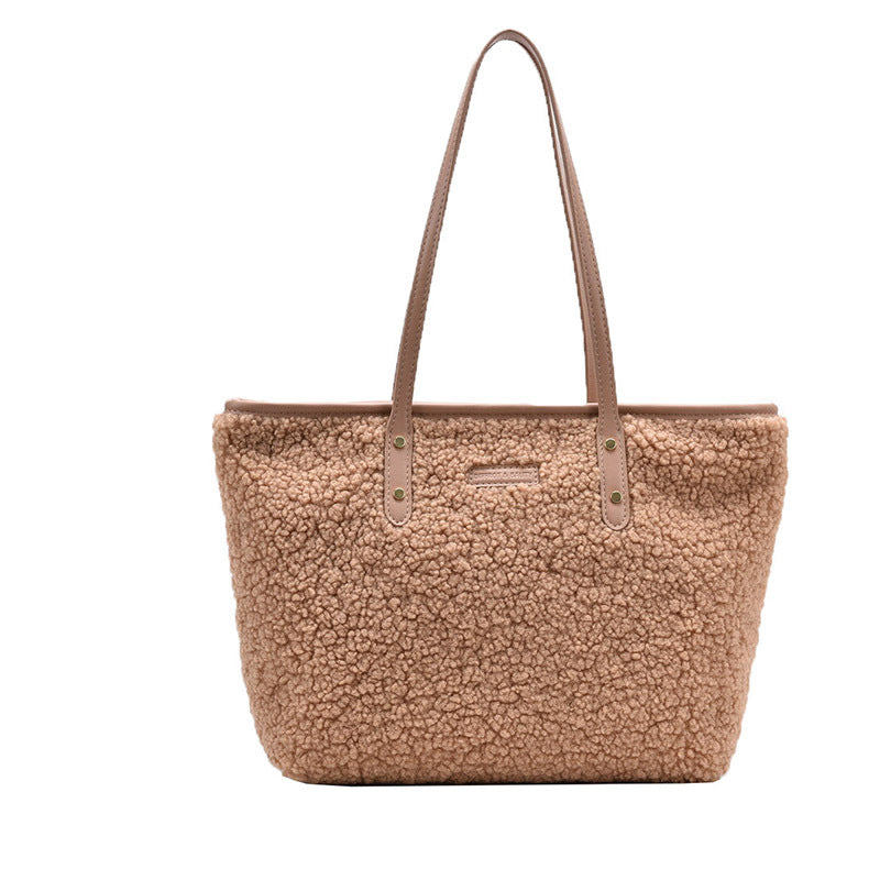 Maison Maryim Signature Lambskin Tote — side view — handbag