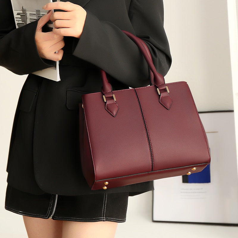 Maison Maryim Structured Vegan Leather Tote