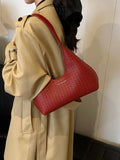 Maison Maryim Textured Vegan Leather Shoulder Bag