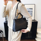 Maison Maryim Woven Knot-Buckle Shoulder Bag