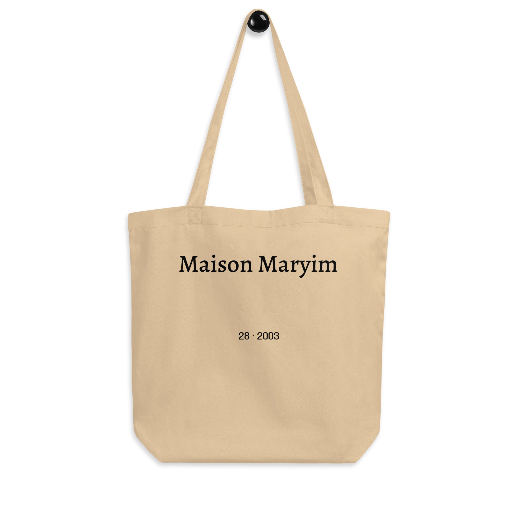 Maison Maryim Spectre Embroidered Tote in Oyster — styled lifestyle view